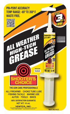 SHOOTERS CHOICE HIGH TECH GREASE 10CC SYRINGE APPLICATOR - for sale