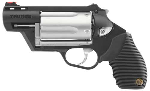 TAURUS JUDGE PD .45LC/410 2"BBL. 5-SHOT SS/POLY RUBBER - for sale