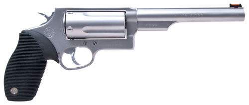 TAURUS JUDGE .45LC/410-3" 6.5" FS 5-SHOT STAINLESS RUBBER - for sale