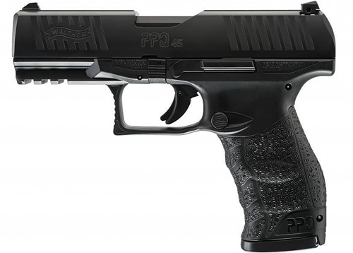 WALTHER PPQ M2 .45 ACP 4.25 12-SHOT AS BLACK POLYMER - for sale