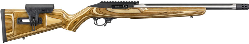 RUGER 10/22 COMPETITION .22LR 16.12" SS FLUTED LAMINATED - for sale