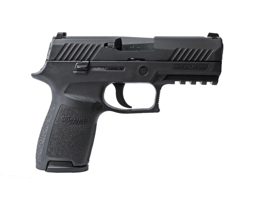 SIG P320 COMPACT .45ACP 3.9" DAO SIGLITE (2)9RD POLY/BLACK - for sale