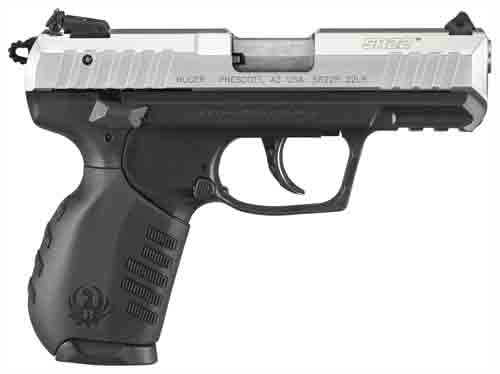 RUGER SR22PS .22LR 3.5" AS 10-SHOT SILVER ANODIZED POLY - for sale