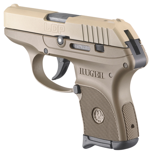 RUGER LCP .380ACP 6-SHOT FS FLAT DARK EARTH SYNTHETIC - for sale