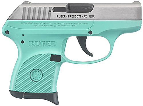RUGER LCP .380ACP 6-SHOT FS SS/SLIDE TURQUOIS FRM (TALO) - for sale
