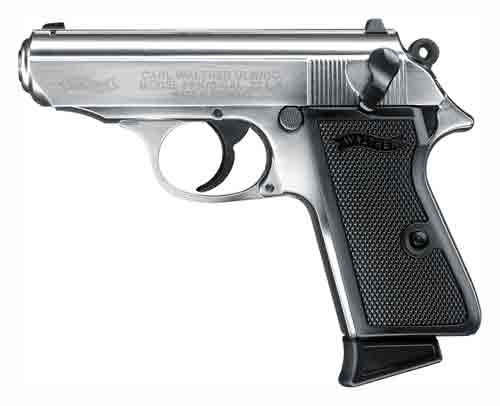 WALTHER PPK/S .22 LR 3.3" AS 10-SHOT NICKEL PLATED - for sale