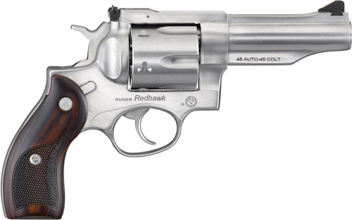 RUGER REDHAWK .45ACP 4.2" STAINLESS WOOD ADJUSTABE - for sale