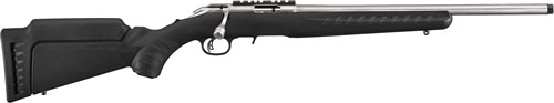 RUGER AMERICAN .22WMR  9-SHOT 18" STAINLESS THREAED BBL - for sale