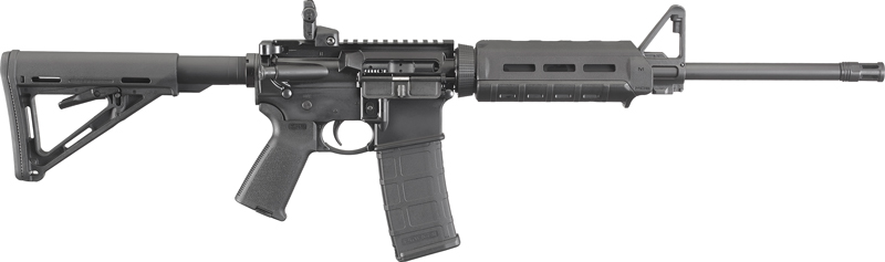 RUGER AR556 .223 30-SHOT MAGPL MOE BLK SIX POSITION STOCK - for sale