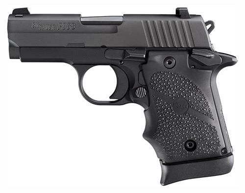 SIG P938 BRG 9MM 3" SAO SIGLITE (1)7RD RUBBER/BLACK - for sale
