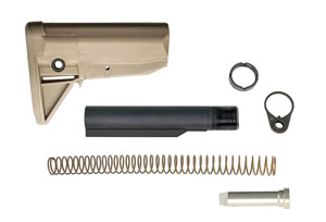 BCM STOCK KIT MOD 0 FDE FITS AR-15 COMPLETE KIT - for sale