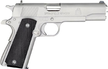 SPRINGFIELD MIL-SPEC 1911 .45 ACP 5" 7RD STAINLESS CA COMP - for sale