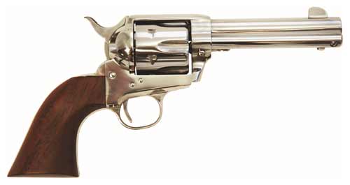 CIMARRON FRONTIER .45LC PW FS 4.75" STAINLESS WALNUT - for sale