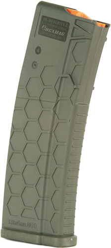 HEXMAG MAGAZINE AR-15 5.56X45 15RD OD GREEN POLYMER SERIES 2 - for sale