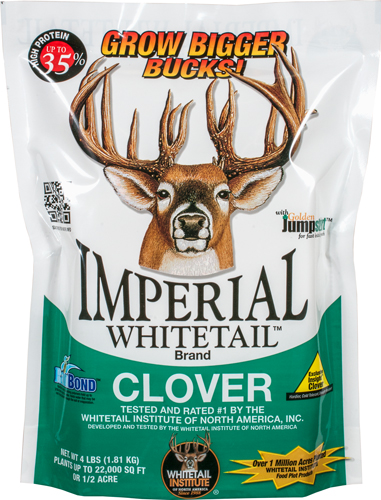 WHITETAIL INSTITUTE IMPERIAL CLOVER 1/2 ACRE 4LB SPRNG/FALL - for sale