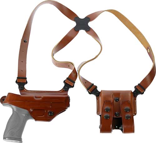 GALCO MIAMI SHOULDER SYSTEM RH LEATHER S&W M&P 9/40 TAN< - for sale