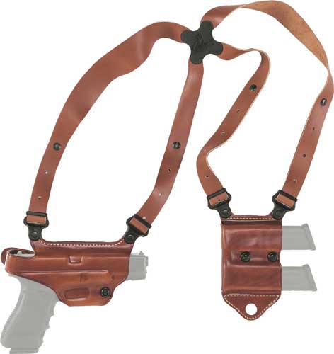 GALCO MIAMI II SHOULDER SYSTEM RH LEATHER SIG P320F 9/40 TAN< - for sale