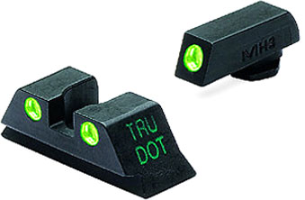 MEPROLIGHT NIGHT SIGHT FIXED SET GREEN FOR GLOCK 20/21/36 - for sale