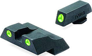 MEPROLIGHT NIGHT SIGHT FIXED SET GRN/GRN FOR GLOCK 26/27 - for sale