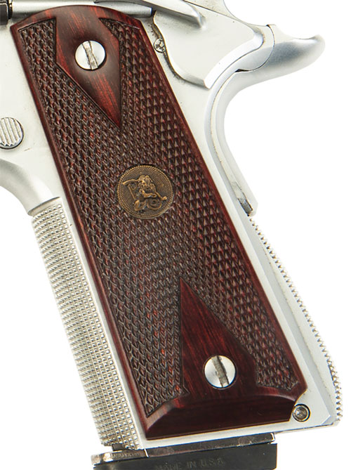 PACHMAYR ROSEWOOD GRIPS 1911 DOUBLE DIAMOND CHECKERED - for sale