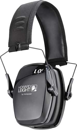 HOWARD LEIGHT LEIGHTNING FOLDING EAR MUFF BLACK NRR23 - for sale