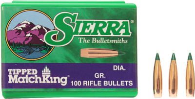 SIERRA BULLETS 6.5MM .264 130GR MATCH TMK 100CT - for sale