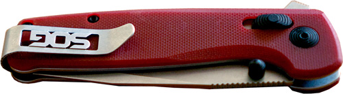 SOG KNIFE TERMINUS XR G10 PLN EDGE 2.95" BLADE CRIMSON - for sale