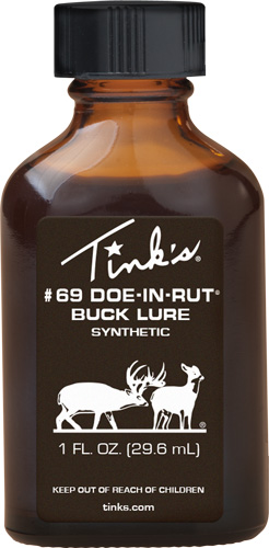 TINKS DEER LURE #69 DOE-IN-RUT SYNTHETIC 1FL OUNCE BOTTLE - for sale