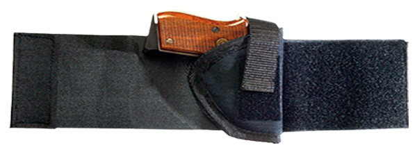 BULLDOG ANKLE HOLSTER RH BLACK COMPACT AUTOS W/2.5"-3.75" BBL - for sale