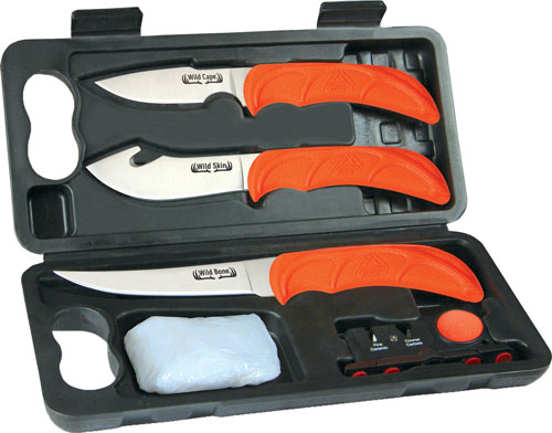 OUTDOOR EDGE WILD LITE 6 PIECE GAME PROCESSING KIT W/HARD BOX - for sale