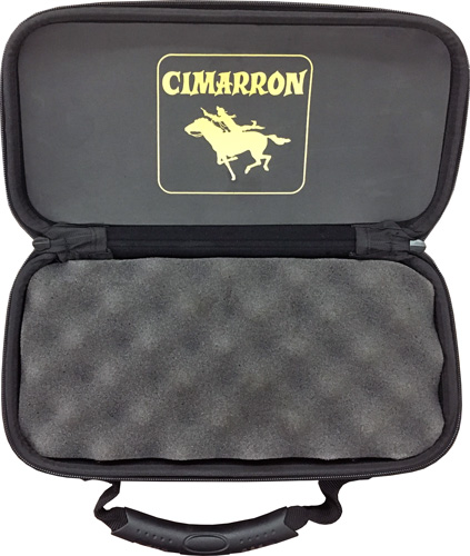 CIMARRON REVOLVER CASE LARGE 5.5" TO 8" BARREL BLACK - for sale