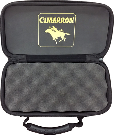 CIMMARON REVOLVER CASE SMALL 3.5" TO 5.5" BARREL BLACK - for sale
