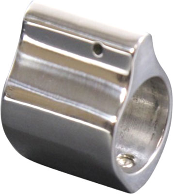 GUNTEC LOW PROFILE GAS BLOCK .750 DIA POLISHED STAINLESS - for sale